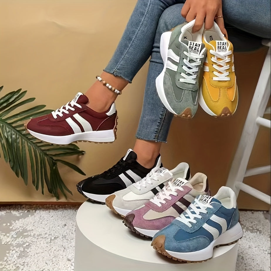 Stay Real - Tenis Ortopédico Femenino Cómodo y Antideslizante
