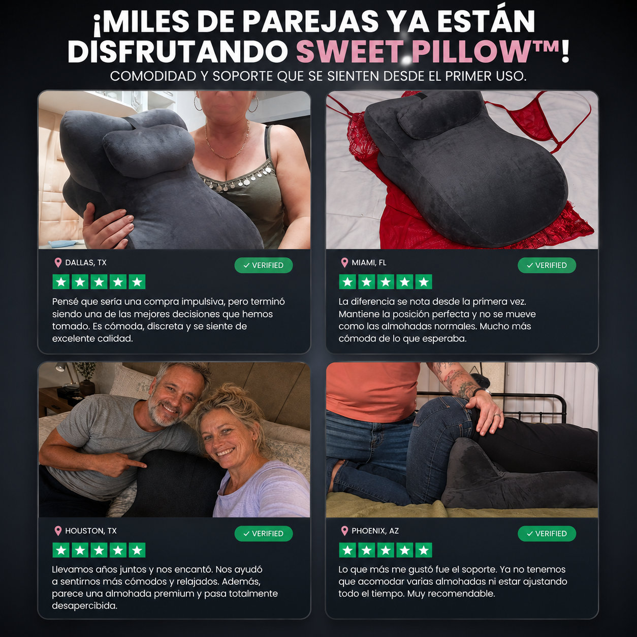 Almohada Angular Sweet - Mejor Comodidad